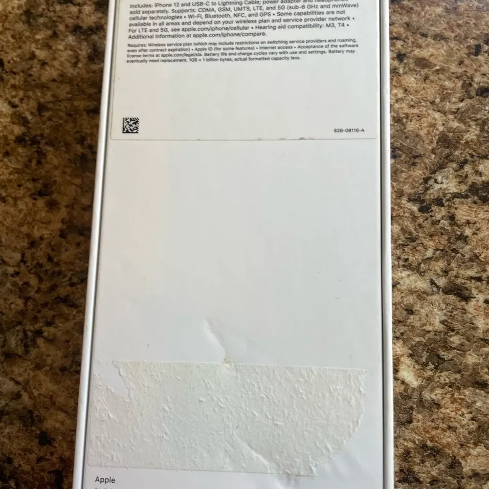 Sleek Smartphone‎ with Black  empty box